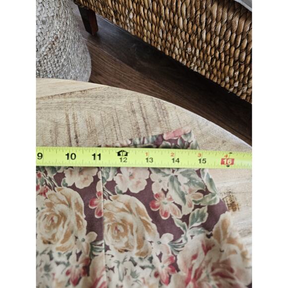 Liz Claiborne Sport Autumn Fall Skirt Women's Size 12P Maxi Bohemian Rayon - Picture 6 of 10